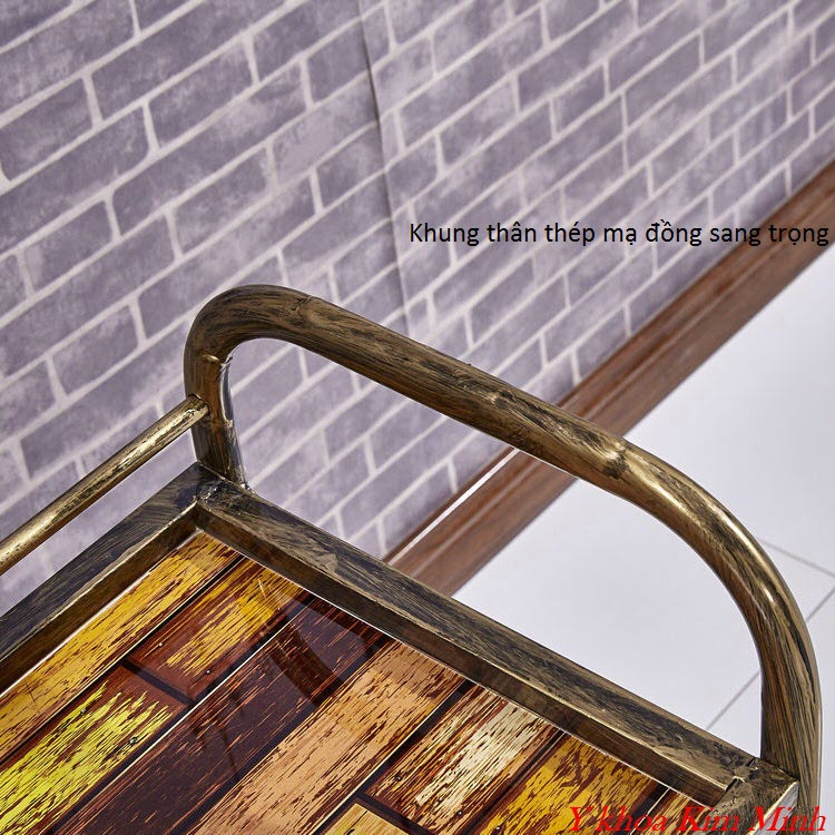 Xe đẩy thẩm mỹ, inox, khung sắt, khung gỗ sản xuất bán tại Y Khoa Kim Minh