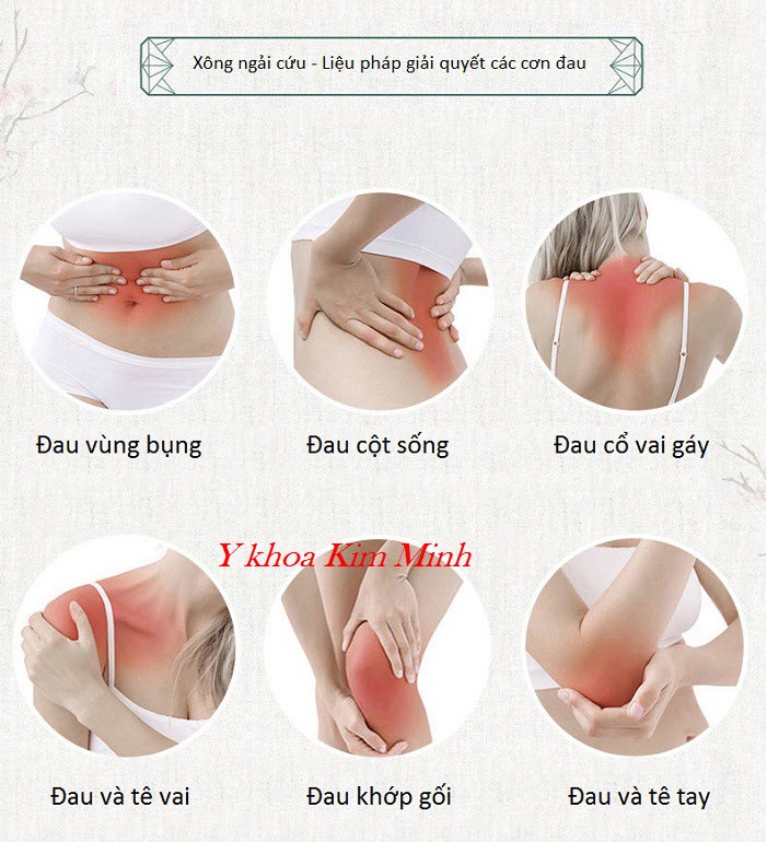 Xông ngải cứu bằng con lăn đồng đôi, liệu pháp chữa đau xương khớp rất hiệu quả - Y khoa Kim Minh