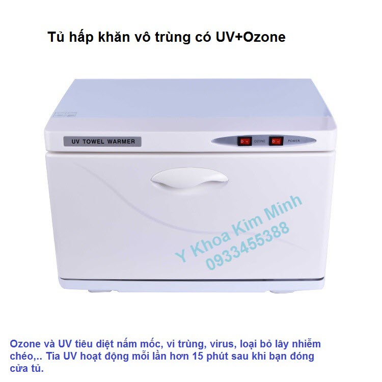 Tu hap khan vo trung co UV Towel Warmer ban tai Y Khoa Kim Minh Viet Nam