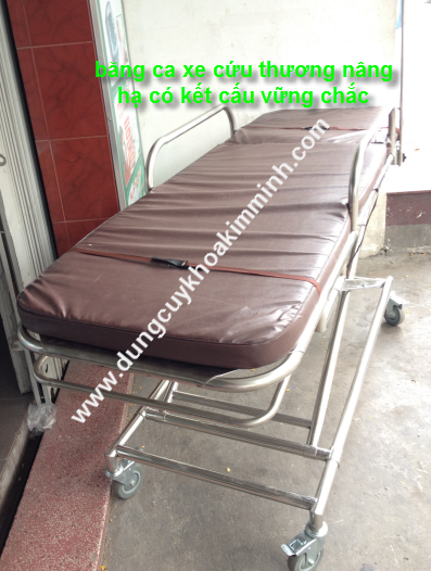 băng ca xếp inox xe cứu thương