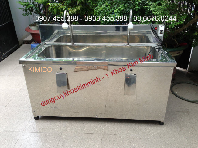 Bồn rửa tay phẩn thuật phòng mổ 2 vòi tự động Việt Nam