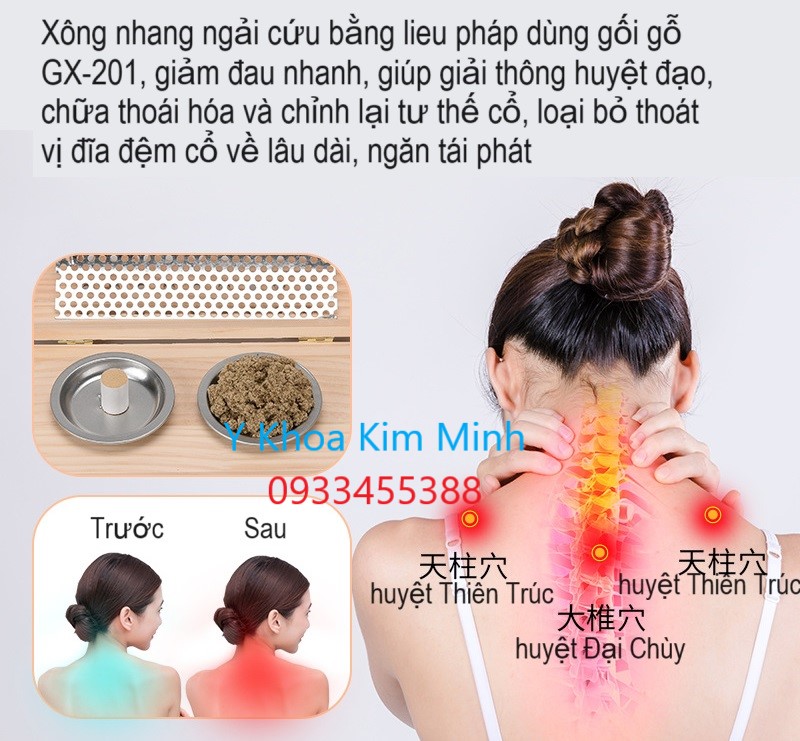 Công dụng của gối xông nhang ngải cứu GX-201