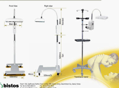 Đèn chiếu trị vàng da BT-400 Bistos