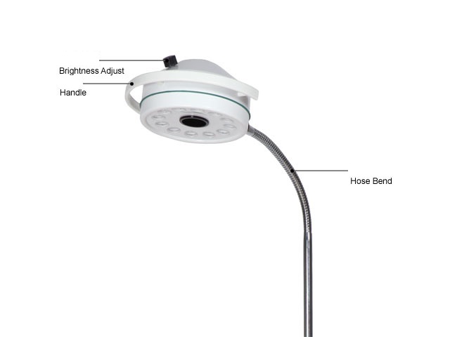 Đèn mổ y tế phẩu thuật di động ánh sáng LED KD-2012D-2