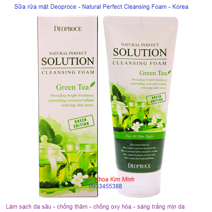 Dia chi ban sua rua mat han quoc deoproce tra xanh - Y khoa Kim Minh ban tai tp hochiminh