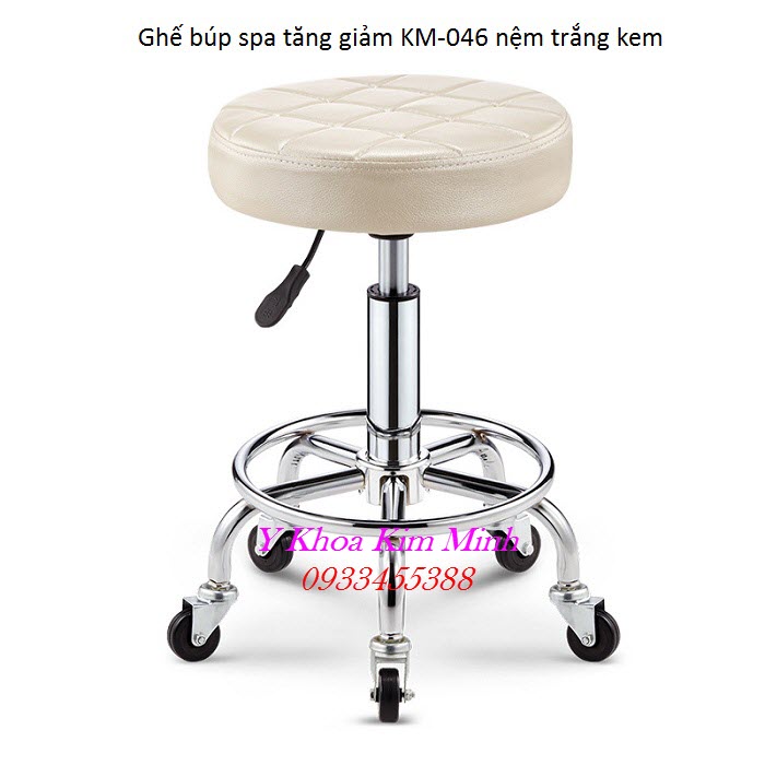 Ghe bup spa tang giam KM-046 nem mau trang kem - Y khoa Kim Minh