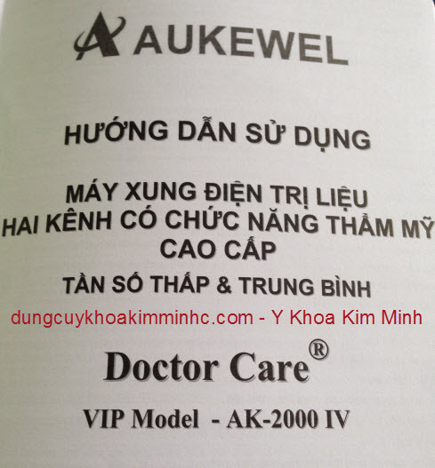 Hướng dẫn sử dụng máy massage trị liệu miếng dán Aukewel