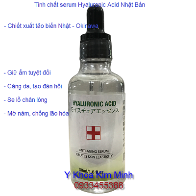 Huyet thanh HA Hyaluronic Acid Nhat Ban cang trang min da di voi cong nghe phi kim cay tao xoan - Y khoa Kim Minh