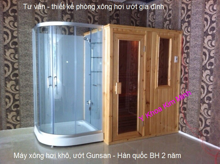 Cong ty thiet ke lap dat phong xong hoi uot massage Gunsan gia dinh Y Khoa Kim Minh