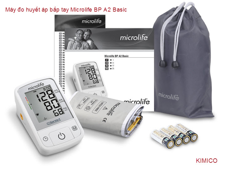 May đo huyết áp bắp tay BP A2 Basic Microlife