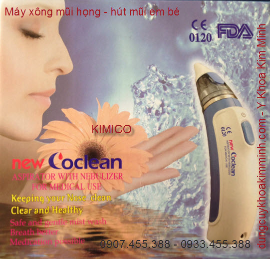 may xong khi dung hut mui tre so sinh Coclean