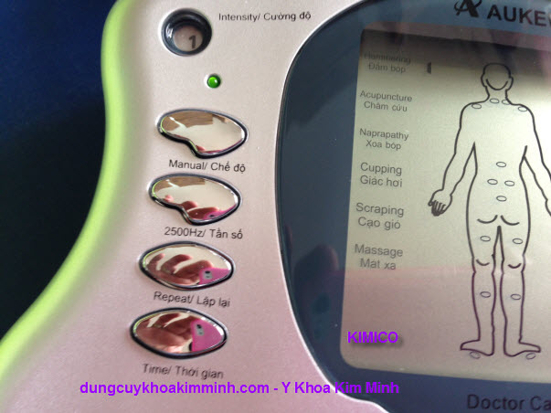 Máy massage trị liệu dán xung điện Aukewel 8 miếng AK-2000-IV