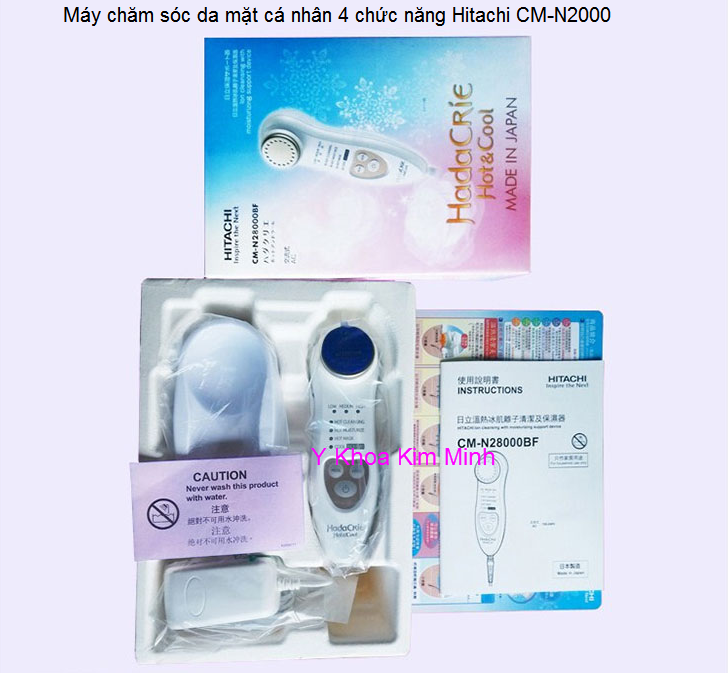 m&aacute;y chăm s&oacute;c da mặt mini Hitachi CM-N2000 Y Khoa Kim Minh b&aacute;n sỉ gi&aacute; rẻ