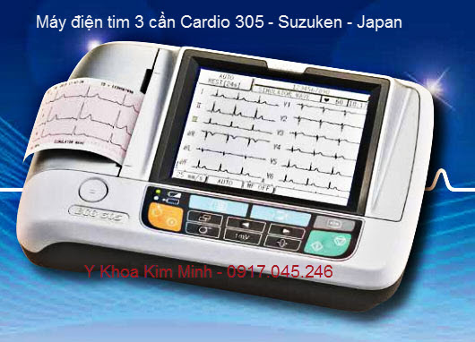 Máy đo điện tim 3 cần Suzuken Cardio 305