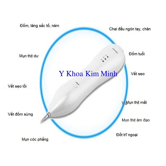 Máy đốt điện mini xóa nám mụn cóc âm đạo trĩ Y Khoa Kim Minh