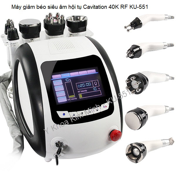 máy giảm béo đa năng Cavitation 40K RF KU-551 Y Khoa Kim Minh