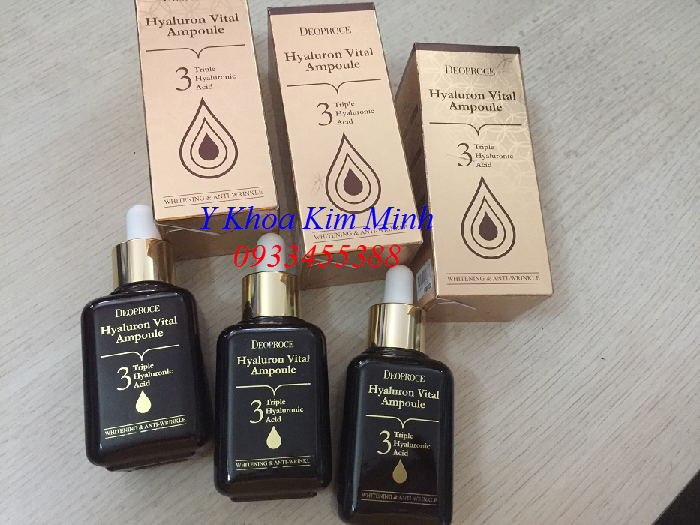 Tinh chất HA Hàn Quốc Deoproce Hyaluron Vital Amoule bán tại tp Hồ Chí Minh - Y Khoa Kim Minh