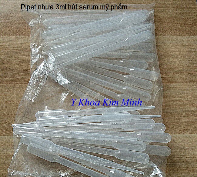Sử dụng ống bơm rút mỹ phẩm rất cần thiết khi chăm sóc da - Y khoa Kim Minh Ong hut nhua bom rut my pham 3ml dung nho giot cham soc da - Y khoa Kim Minh