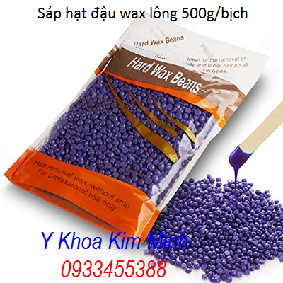 Sáp hạt đậu wax lông tay chân body - Y khoa Kim Minh Sáp hạt đậu wax lông tay chân body 500g/bịch - Y khoa Kim Minh