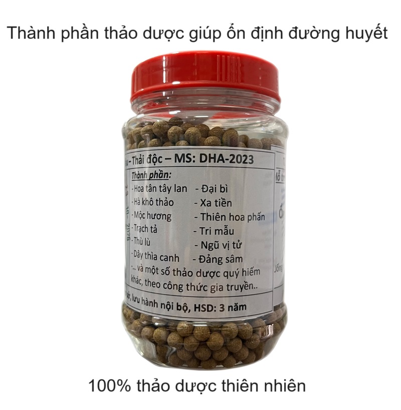 Thành phần thảo dược ổn định đường huyết trong máu