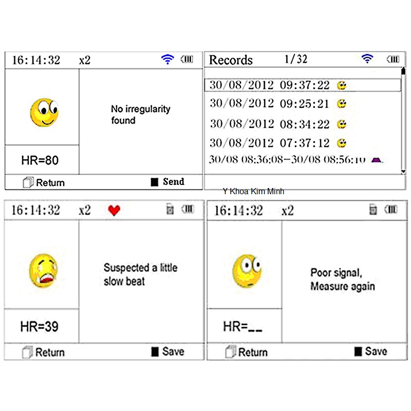 Thiet bi do tim mach ca nhan cam tay PC-80 Y Khoa Kim Minh