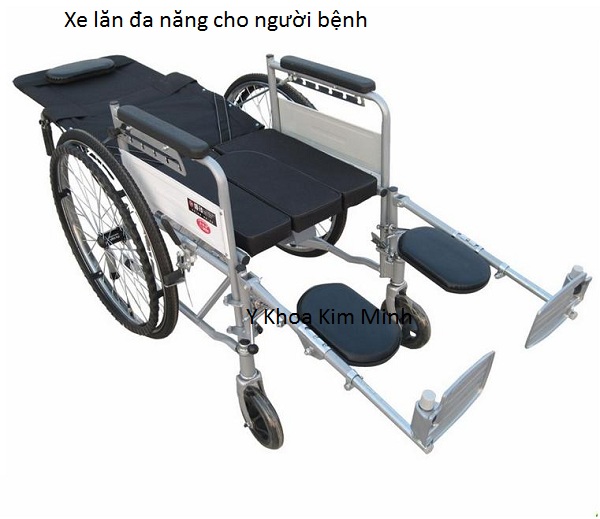 Xe lăn đa nang nga nam cho nguoi benh